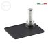 BLACK TAMPING MAT ANGULAR FLAP DIM.190X150MM