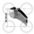 FAEMA COFFEE SPOUT SINGLE  TOTALLY OPEN 3/8 (UNIVERSAL)