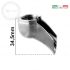 FAEMA COFFEE SPOUT SINGLE  TOTALLY OPEN 3/8 (UNIVERSAL)