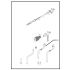 NUOVA SIMONELLI - STEAM AND WATER TAPS  JOINT CHROMED NUT HIGH 26MM 3/8