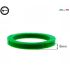 RANCILIO PORTAFILTER GASKET 73X57.5X8MM WITH 4 CUTS 80SH GREEN SILICONE FDA