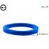 SPAZIALE PORTAFILTER GASKET 63X52X6.65MM 80SH BLUE SILICONE