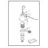 THERMOSTAT 165° MANUAL RESET M4X6 FASTON VERTICAL BRASS
