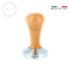 CLASS COFFEE TAMPER, BEECH WOOD HANDLE WITH FLAT BOTTOM DIA 58MM