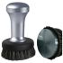 LEO COFFEE TAMPER WITH BRISTLES 53MM DIA